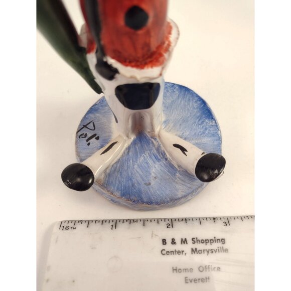 T P Ceramiche Poli Cesare Italian Clown Figurine Umbrella Vintage Signed - Picture 10 of 11